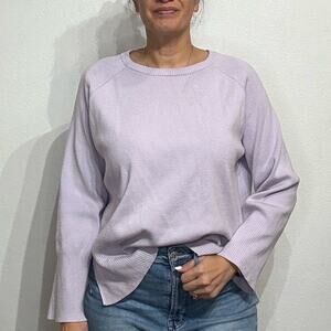 Sunday Hannah Lilac Oversized Sweater Sz S